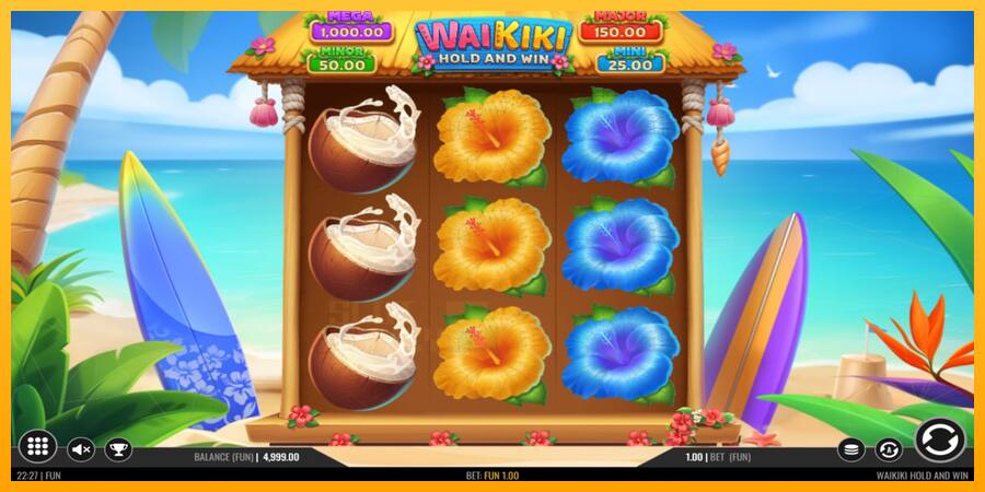 Waikiki Hold and Win játékgép pénzért, kép 2