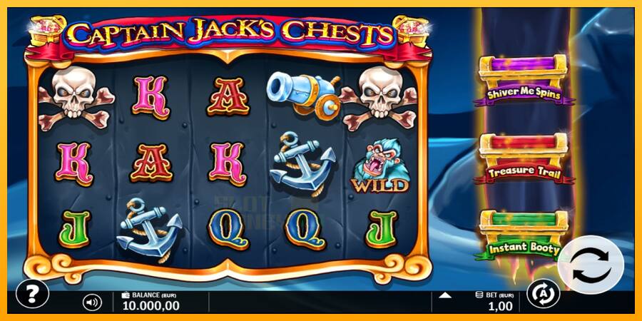 Captain Jacks Chests játékgép pénzért, kép 1