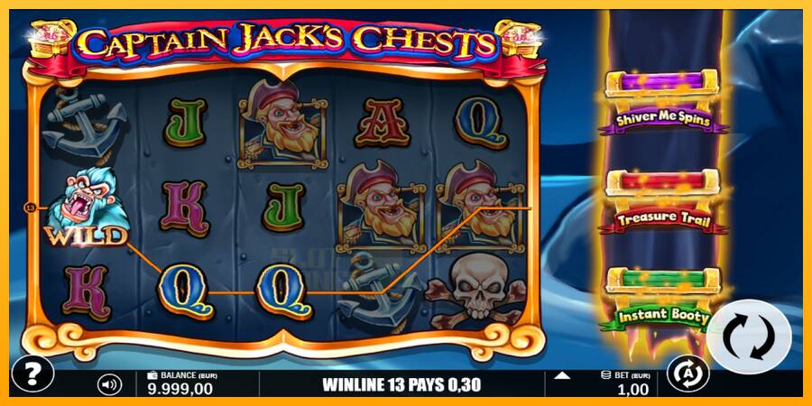 Captain Jacks Chests játékgép pénzért, kép 3