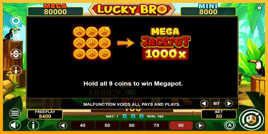 Lucky Bro Hold & Win játékgép pénzért, kép 7