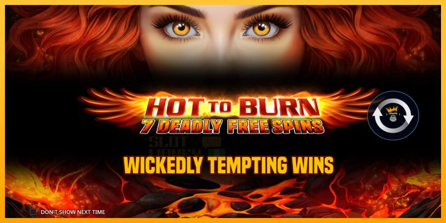 Hot to Burn - 7 Deadly Free Spins játékgép pénzért, kép 1