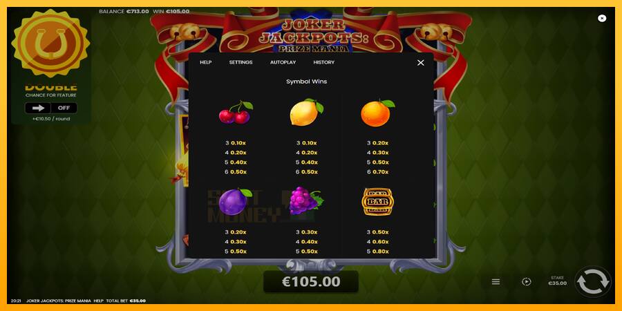 Joker Jackpots: Prize Mania játékgép pénzért, kép 5