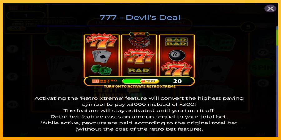 777 Devils Deal játékgép pénzért, kép 4