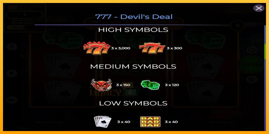 777 Devils Deal játékgép pénzért, kép 5