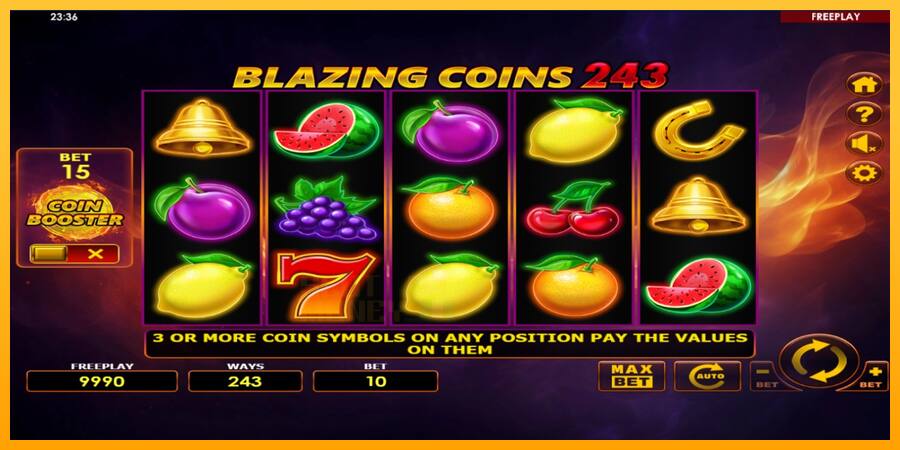 Blazing Coins 243 játékgép pénzért, kép 2