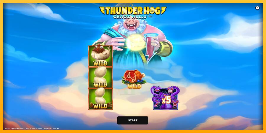 Thunder Hog Chaos Reels játékgép pénzért, kép 1