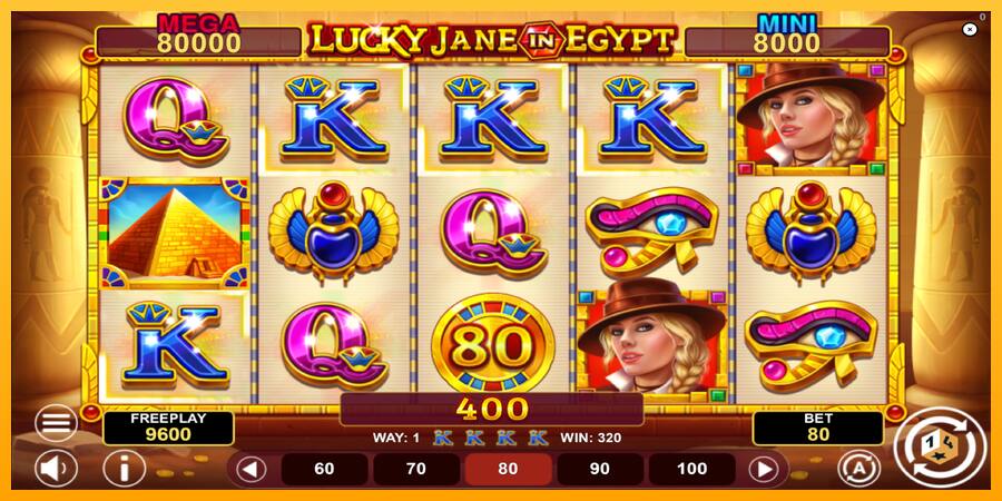 Lucky Jane in Egypt Hold & Win játékgép pénzért, kép 3