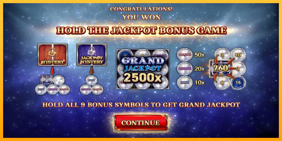 9 Coins Grand Platinum Edition Halloween Jackpot játékgép pénzért, kép 3