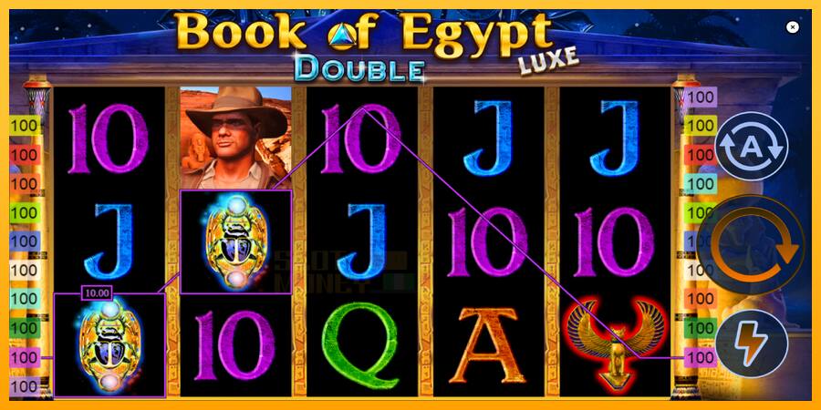 Book of Egypt Double Luxe játékgép pénzért, kép 3