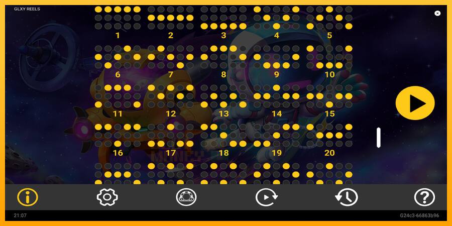 Glxy Reels játékgép pénzért, kép 6