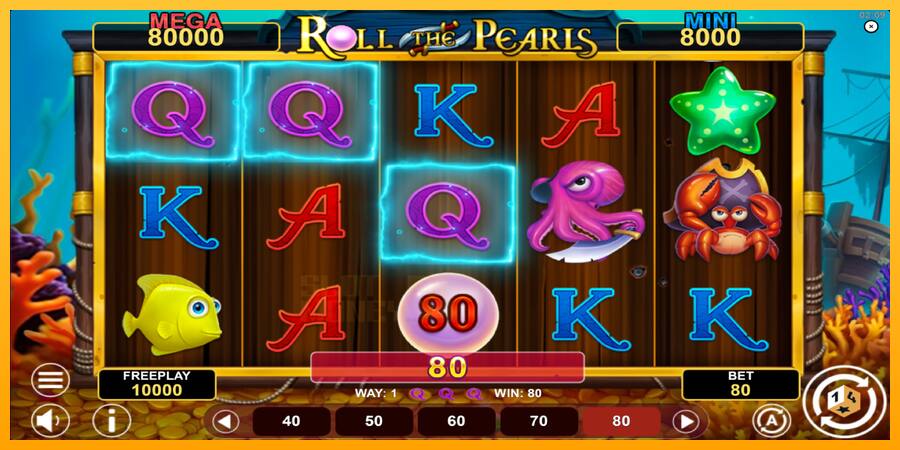 Roll The Pearls Hold & Win játékgép pénzért, kép 3