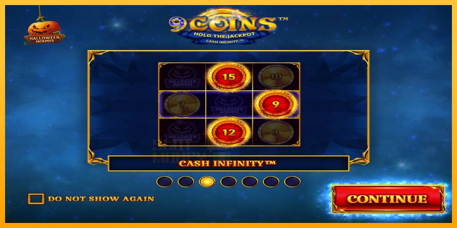 9 Coins Grand Diamond Edition Halloween Jackpots játékgép pénzért, kép 1