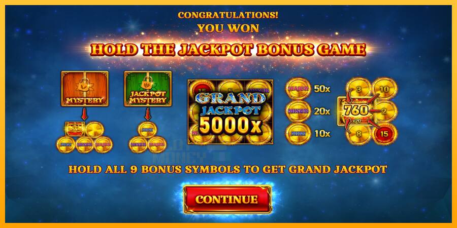 9 Coins Grand Diamond Edition Halloween Jackpots játékgép pénzért, kép 3