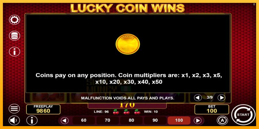 Lucky Coin Wins játékgép pénzért, kép 6