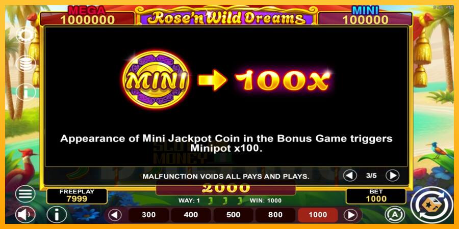 Rose’n Wild Dreams Hold & Win játékgép pénzért, kép 6