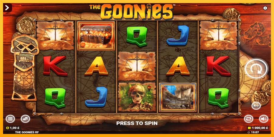 The Goonies Deluxe Rapid Fire Jackpots játékgép pénzért, kép 2