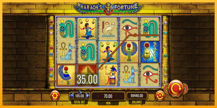 Pharaohs Fortune játékgép pénzért, kép 3