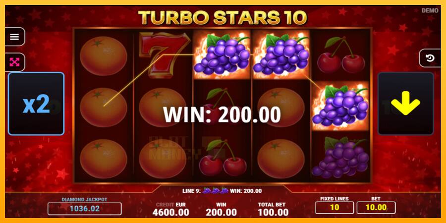 Turbo Stars 10 játékgép pénzért, kép 3