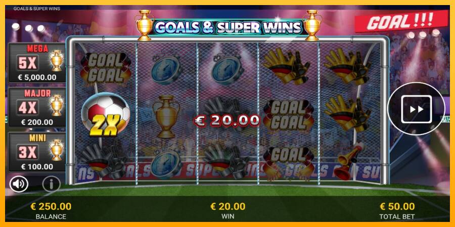 Goals & Super Wins játékgép pénzért, kép 3