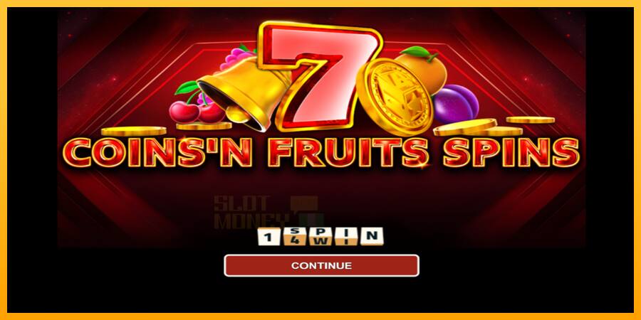 Coinsn Fruits Spins játékgép pénzért, kép 1