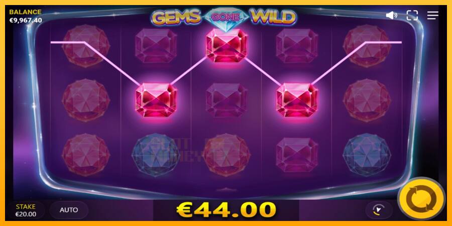 Gems Gone Wild játékgép pénzért, kép 3