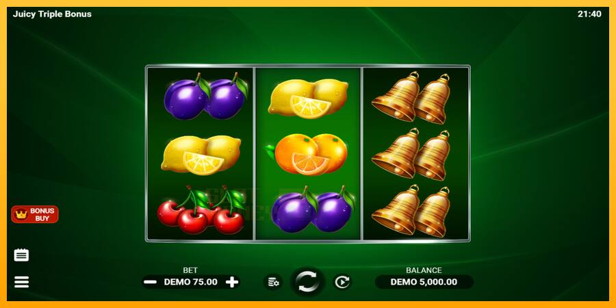 Juicy Triple Bonus játékgép pénzért, kép 2