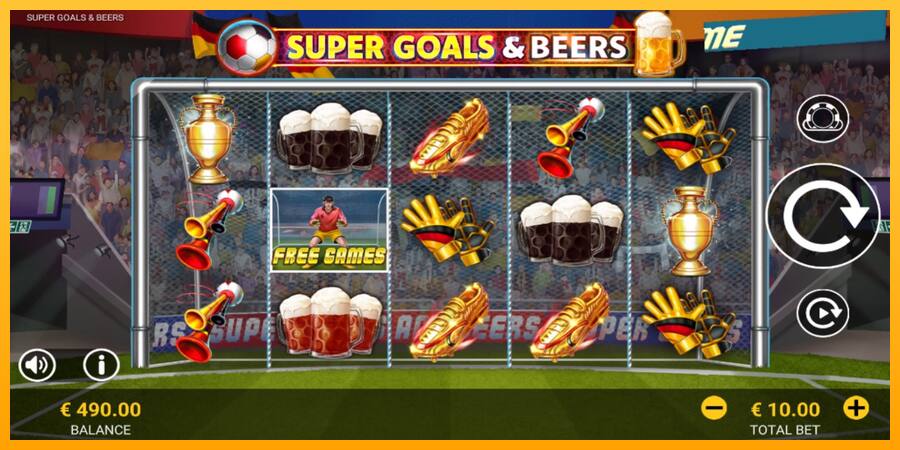 Super Goals & Beers játékgép pénzért, kép 2