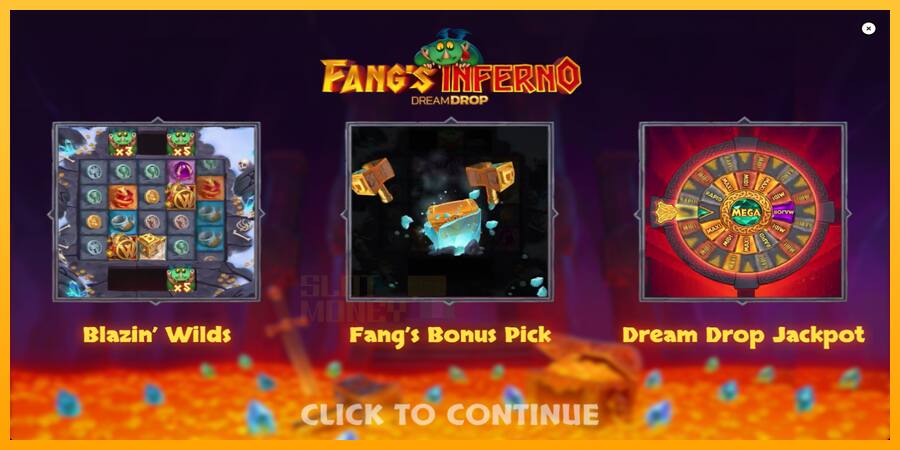 Fangs Inferno Dream Drop játékgép pénzért, kép 1