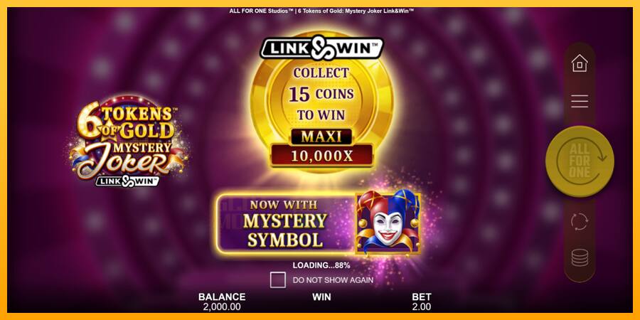 6 Tokens of Gold: Mystery Joker Link & Win játékgép pénzért, kép 1