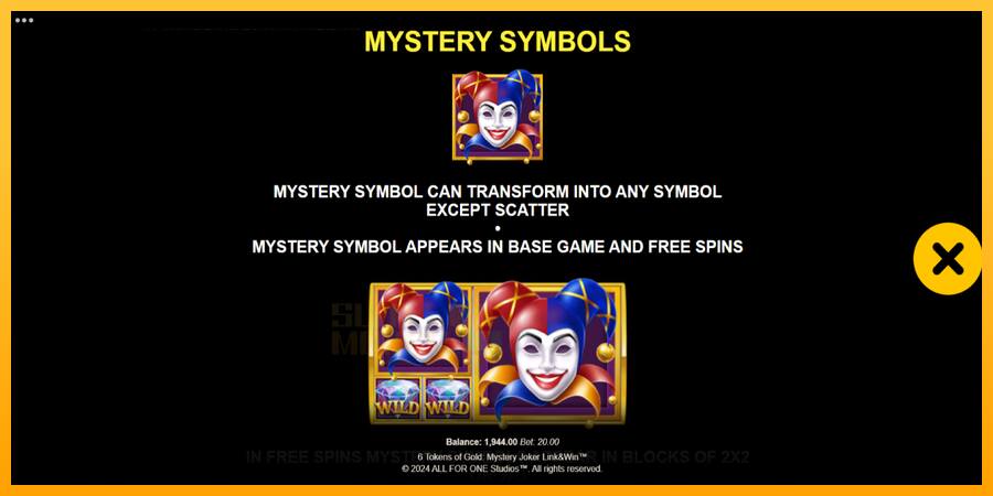 6 Tokens of Gold: Mystery Joker Link & Win játékgép pénzért, kép 6