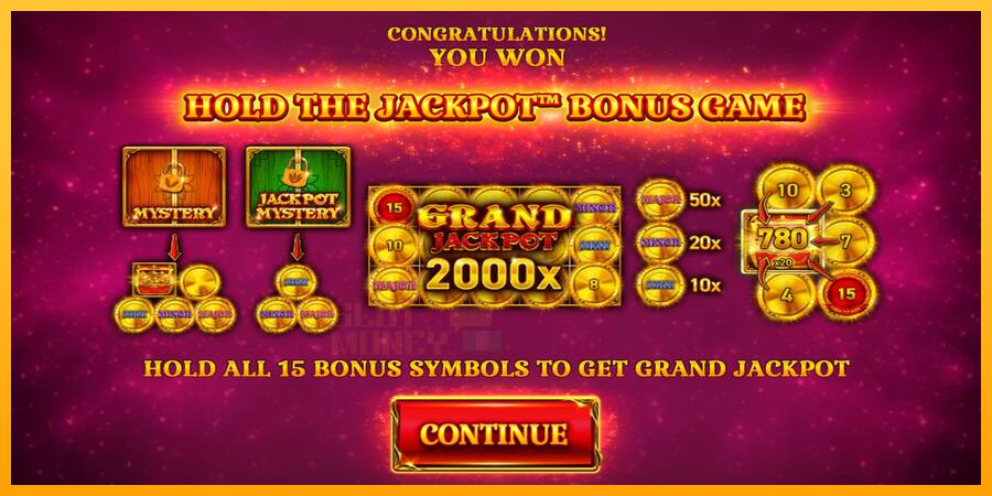 15 Coins Grand Gold Edition Score The Jackpot játékgép pénzért, kép 3