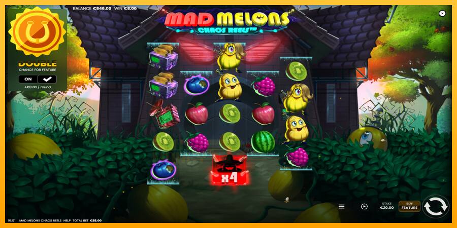 Mad Melons Chaos Reels játékgép pénzért, kép 4