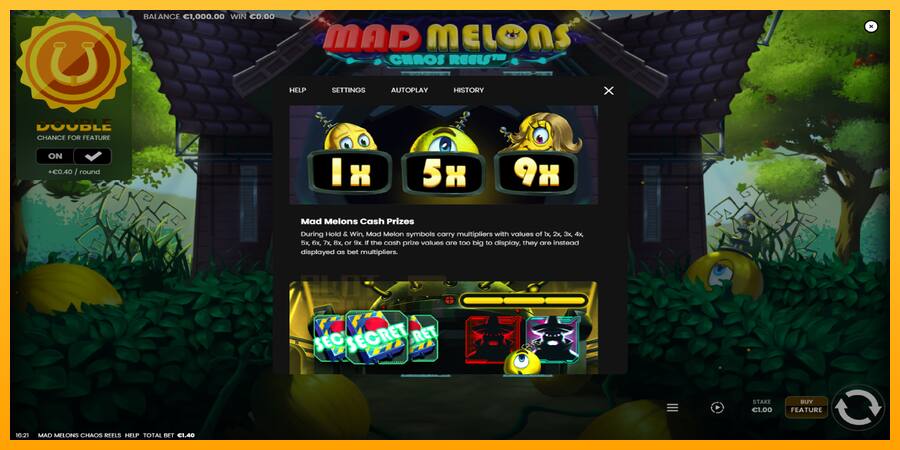 Mad Melons Chaos Reels játékgép pénzért, kép 7