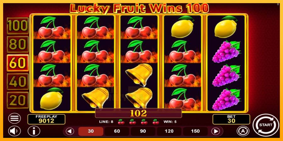 Lucky Fruit Wins 100 játékgép pénzért, kép 3