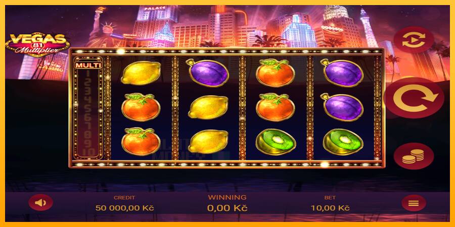 Vegas 81 Multiplier játékgép pénzért, kép 1