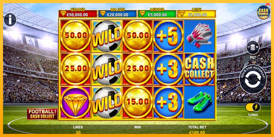 Football Cash Collect PowerPlay Jackpot játékgép pénzért, kép 2