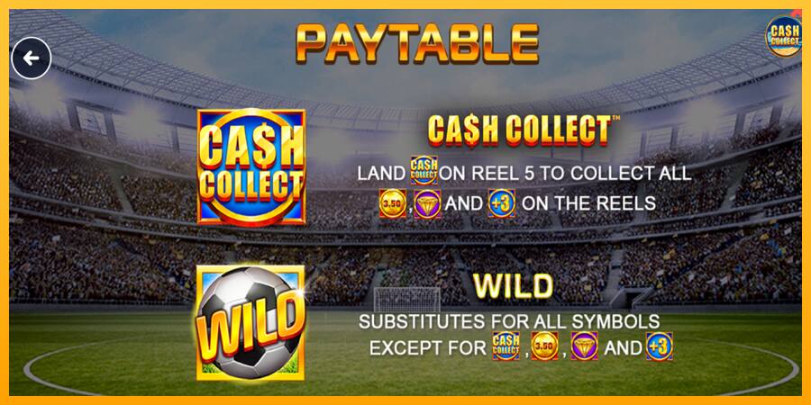 Football Cash Collect PowerPlay Jackpot játékgép pénzért, kép 5