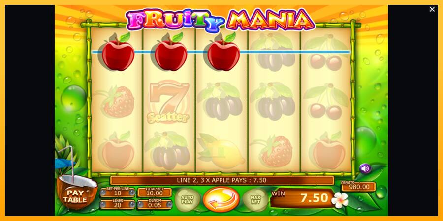 Fruity Mania játékgép pénzért, kép 2