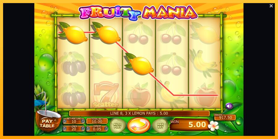 Fruity Mania játékgép pénzért, kép 3