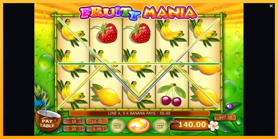 Fruity Mania játékgép pénzért, kép 5