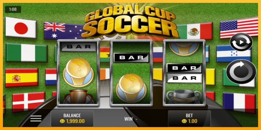 Global Cup Soccer játékgép pénzért, kép 1