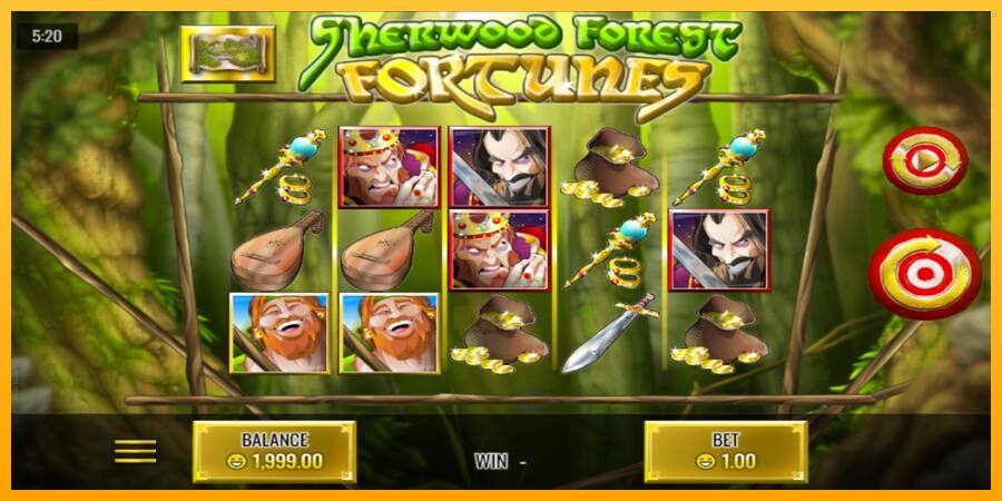 Sherwood Forest Fortunes játékgép pénzért, kép 1