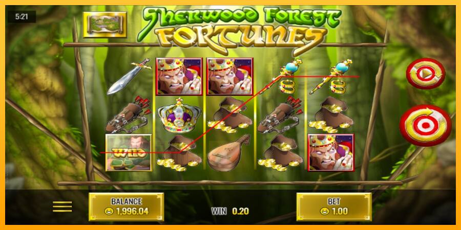 Sherwood Forest Fortunes játékgép pénzért, kép 2