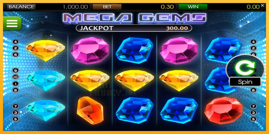 Mega Gems játékgép pénzért, kép 1