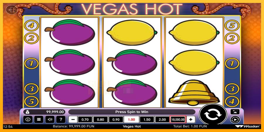 Vegas Hot játékgép pénzért, kép 1