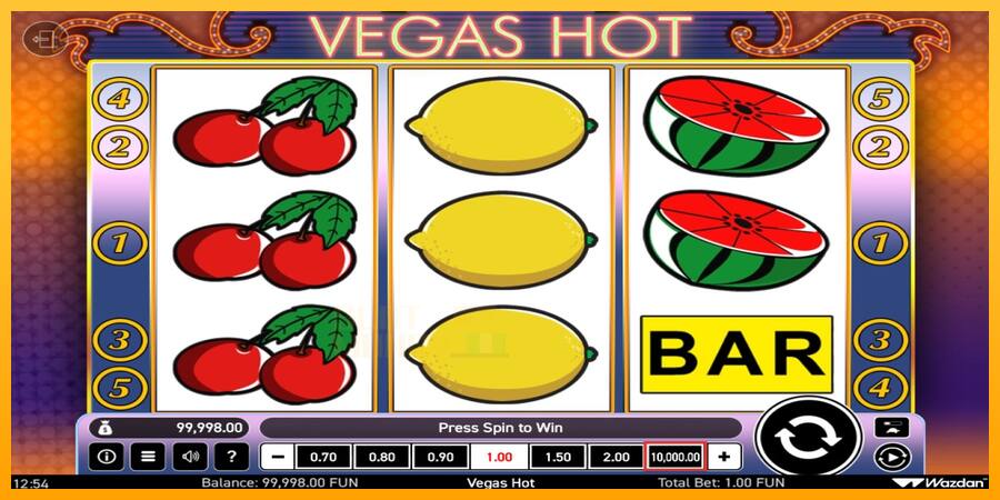 Vegas Hot játékgép pénzért, kép 2