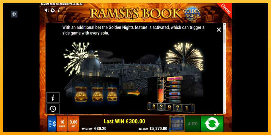 Ramses Book Golden Nights játékgép pénzért, kép 5