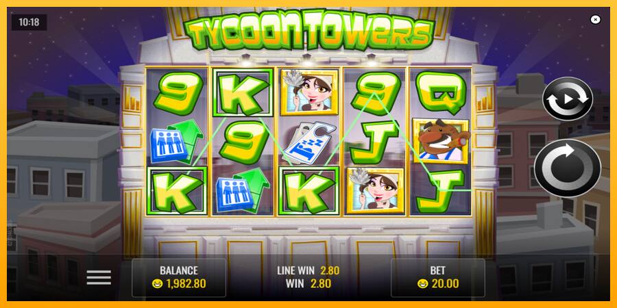 Tycoon Towers játékgép pénzért, kép 3