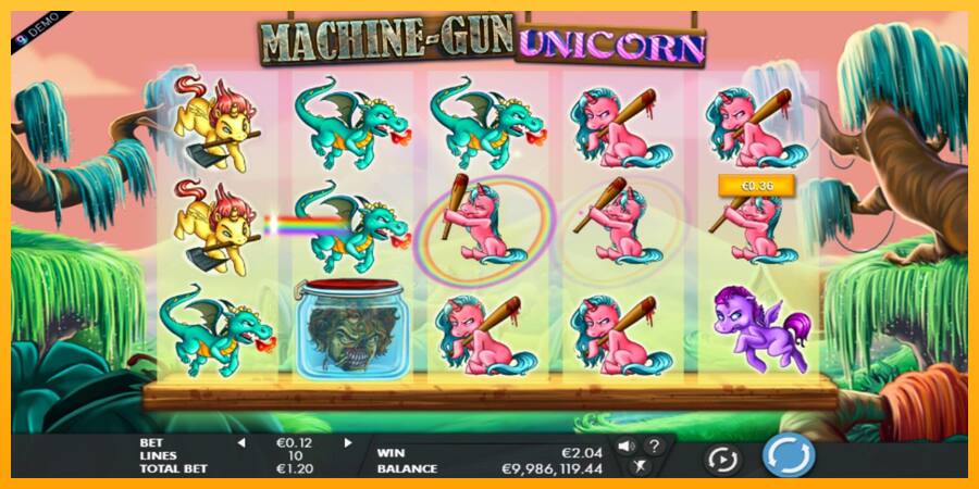 Machine Gun Unicorn játékgép pénzért, kép 2