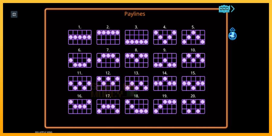 Big Apple Wins játékgép pénzért, kép 5